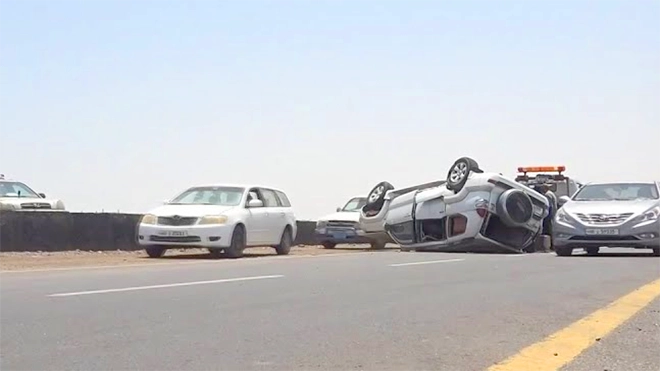 حوادث السير تحصد حياة 35 شخصا خلال أسبوعين بالمحافظات المحررة